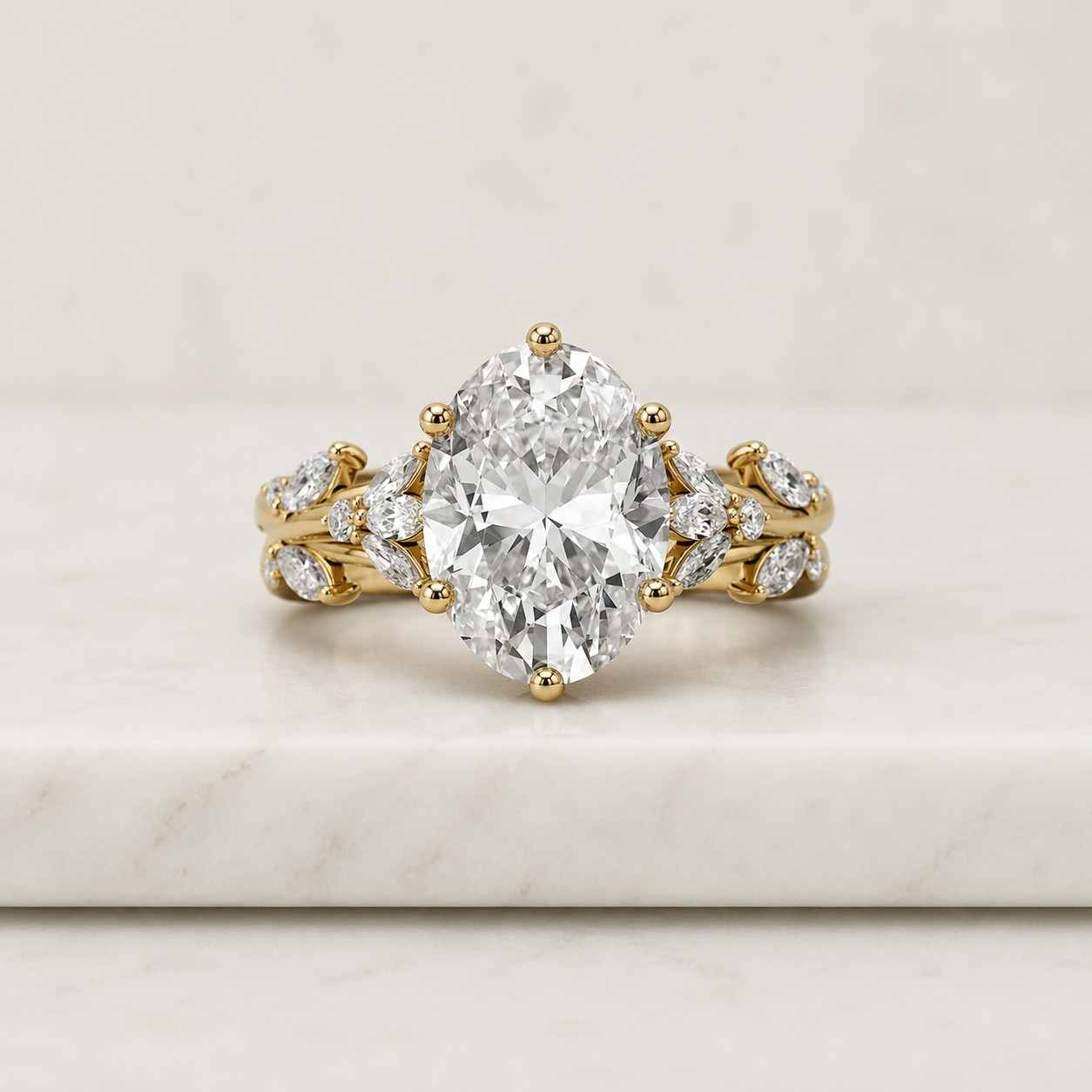 5 ct oval lab grown diamond engagement ring 14k gold solitaire, ef+ vs+ colorless oval ring, unique bridal anniversary gift