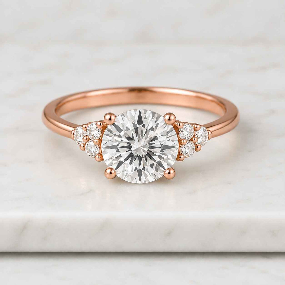 5 carat oval lab grown diamond ring, solitaire engagement ring
