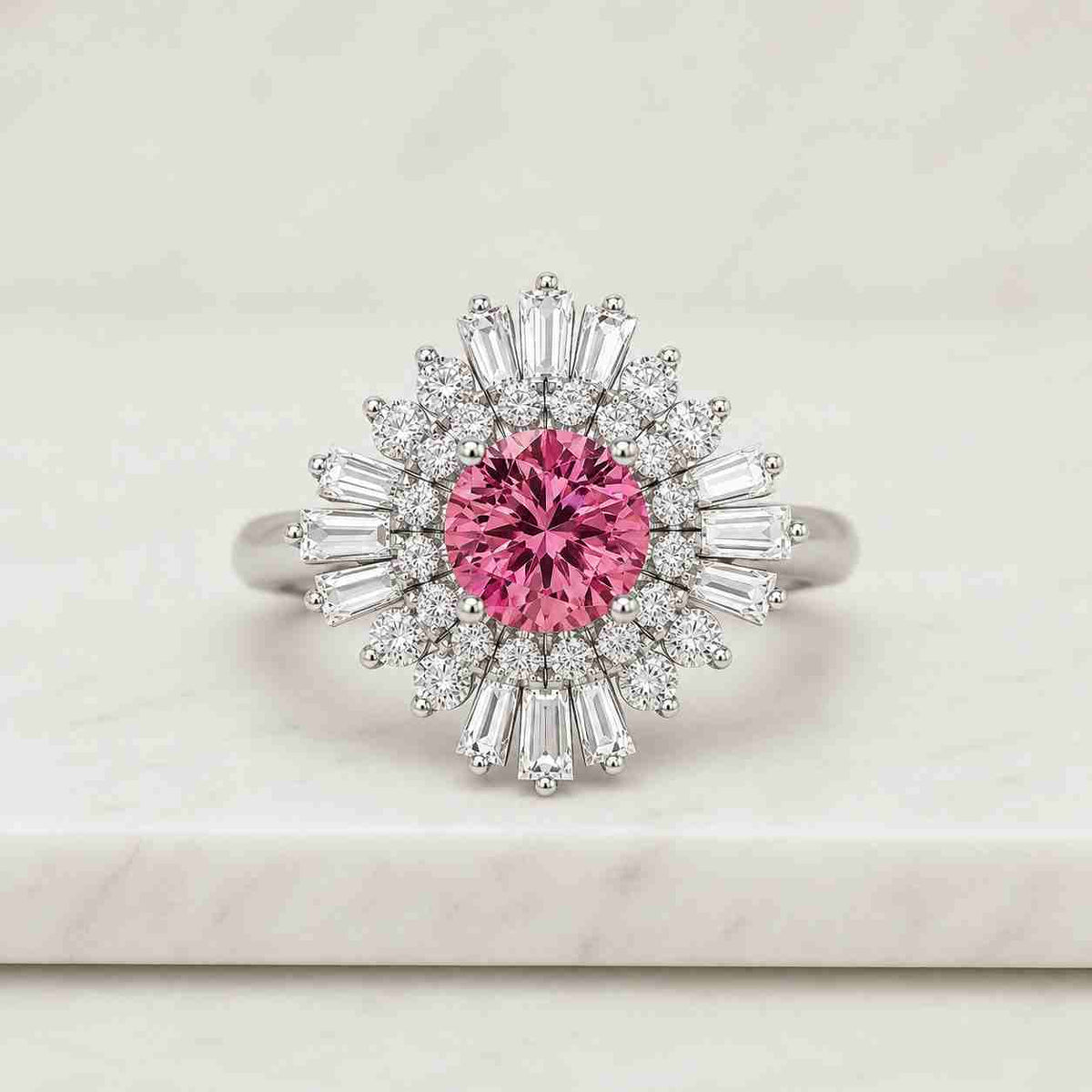6 prong engagement ring for her lab grown diamond anniversary ring, perfect gift for her