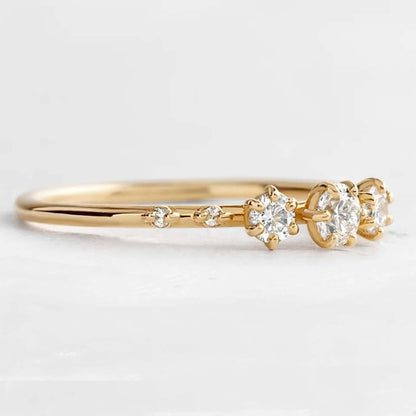 7 Stone Diamond Anniversary Ring