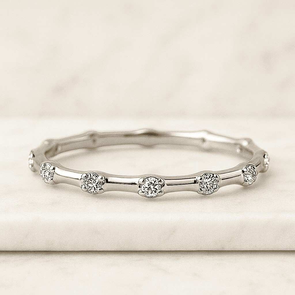 925 Sterling Silver Bride Ring Set