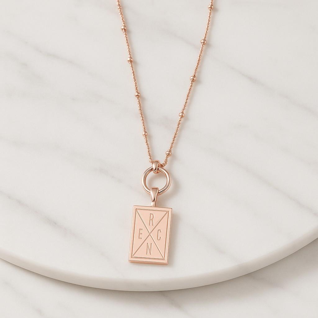 925 Sterling Silver Gold Letter Pendant Personalized Initial Pendant Dainty Custom Jewelry Gift