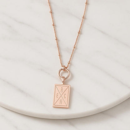 925 Sterling Silver Gold Letter Pendant Personalized Initial Pendant Dainty Custom Jewelry Gift