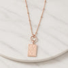 14k Gold Initial Name Pendant Necklace