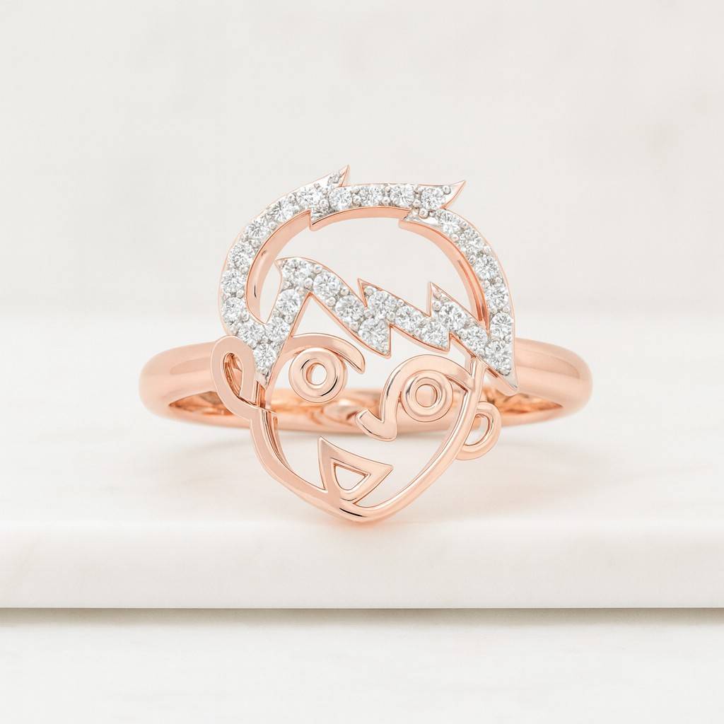 925 Sterling Silver Kitty Ring Japanese Cartoon Inspired Jewelry