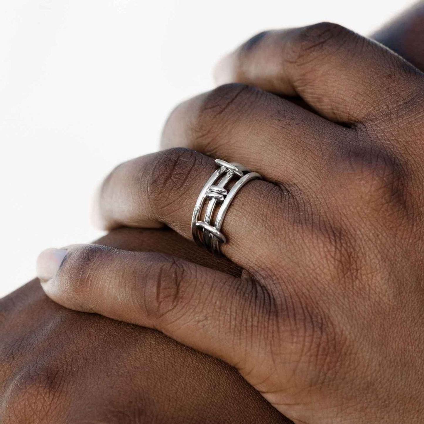 925 Sterling silver connector band