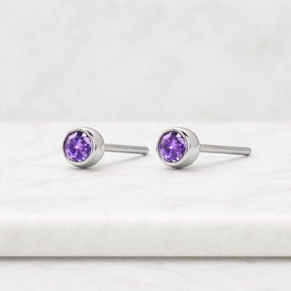 925 silver earrings sterling silver studs platinum earrings silver bezel earrings white metal earrings silver jewelry studs platinum jewelry