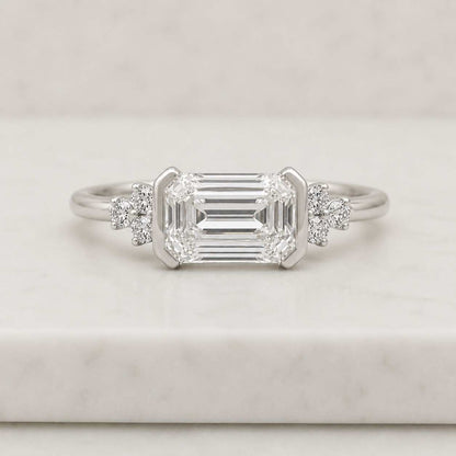 925 silver ring sterling silver ring platinum ring platinum engagement ring platinum solitaire ring silver engagement ring silver jewelry white metal ring precious metal ring luxury metal ring durable ring hypoallergenic ring