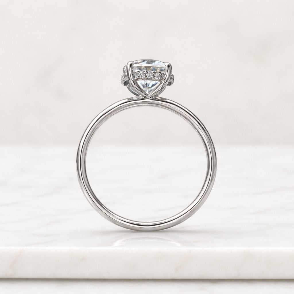925 silver ring sterling silver ring platinum ring platinum engagement ring silver engagement ring white metal ring