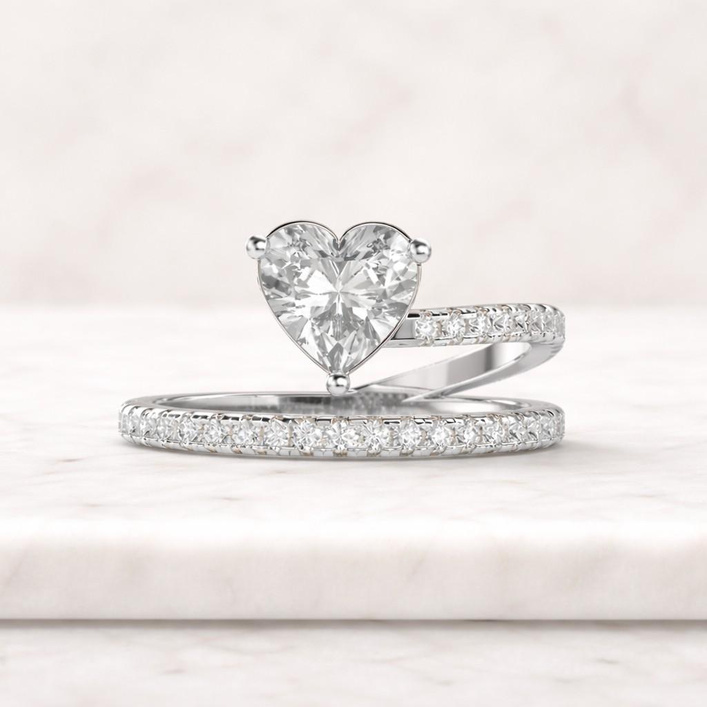 925 silver ring sterling silver ring platinum ring silver heart ring platinum heart ring silver engagement ring platinum engagement ring silver bridal ring platinum bridal ring