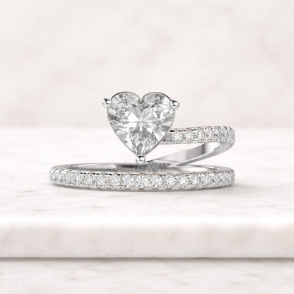 925 silver ring sterling silver ring platinum ring silver heart ring platinum heart ring silver engagement ring platinum engagement ring silver bridal ring platinum bridal ring