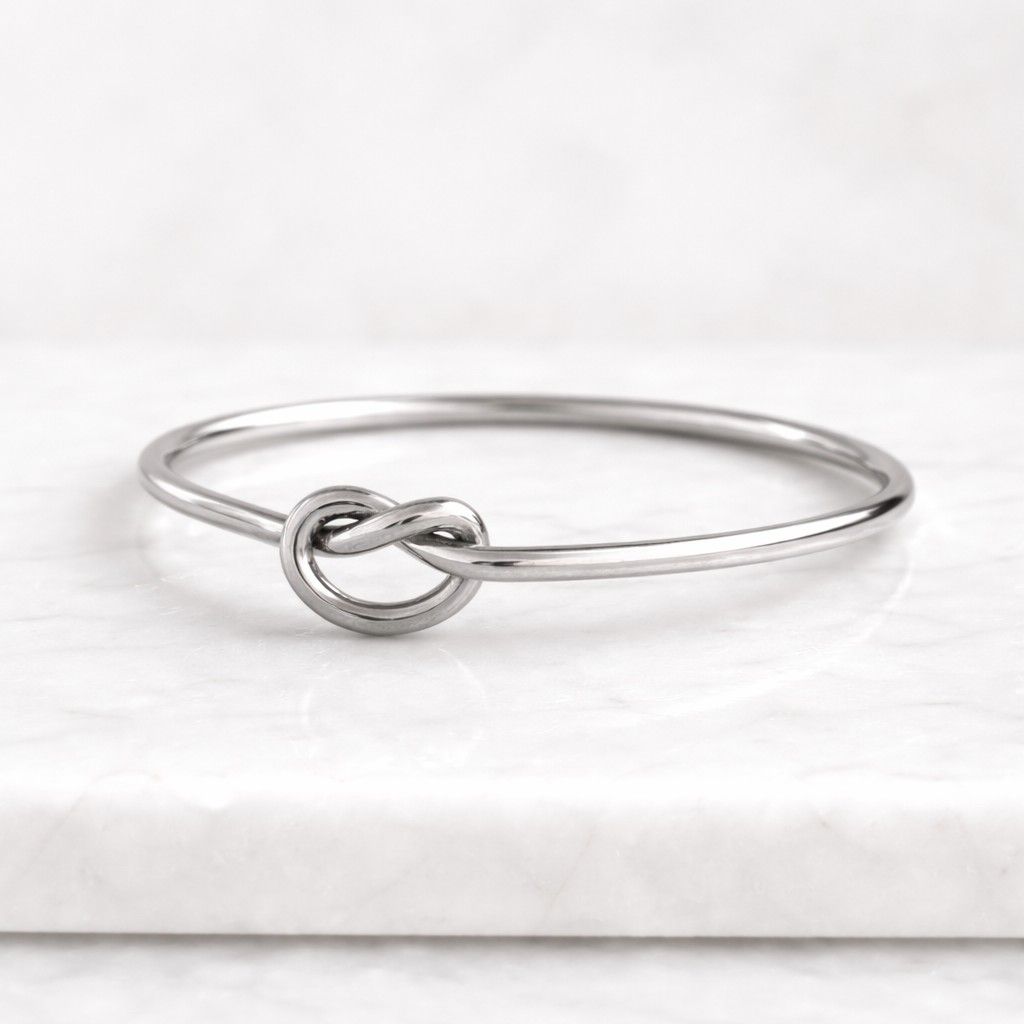 925 silver ring sterling silver ring silver knot ring platinum ring platinum knot ring white metal ring silver band ring fine silver ring