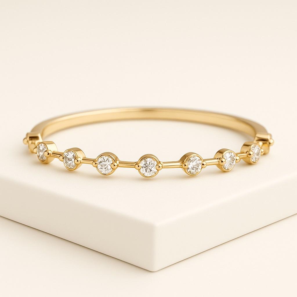 9K Gold Filled Engagement Wedding Ring Set