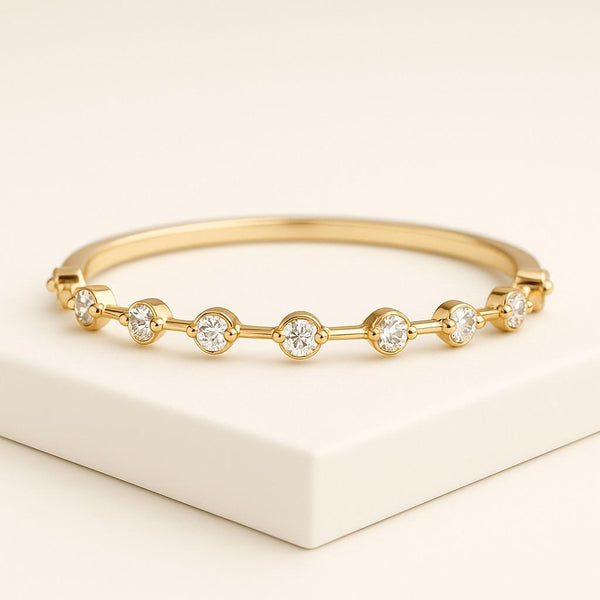 9K Gold Filled Engagement Wedding Ring Set