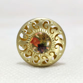 Adjustable Forget Me Not Real Flower Ring, Handmade Pressed Flower Ring