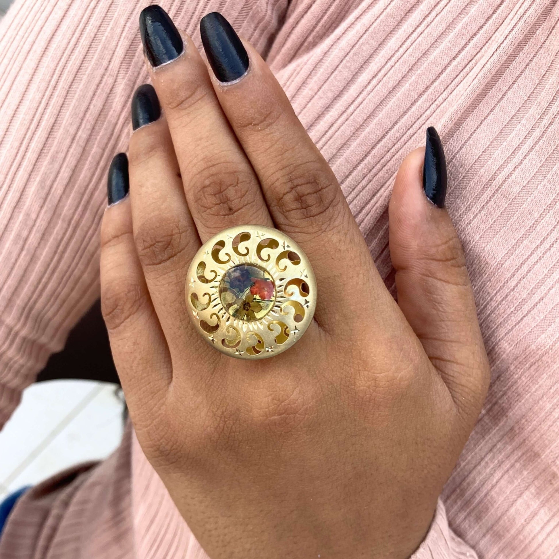 Adjustable Statement Ring