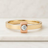 3mm Wide Round Diamond Wedding Ring