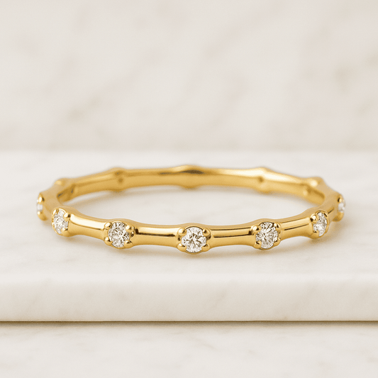 Alternating Marquise Diamond Ring Half Eternity Wedding Ring Women Lab Diamond Dainty Marriage Ring Stackable Ring Enhancer 10k 14k 18k Gold