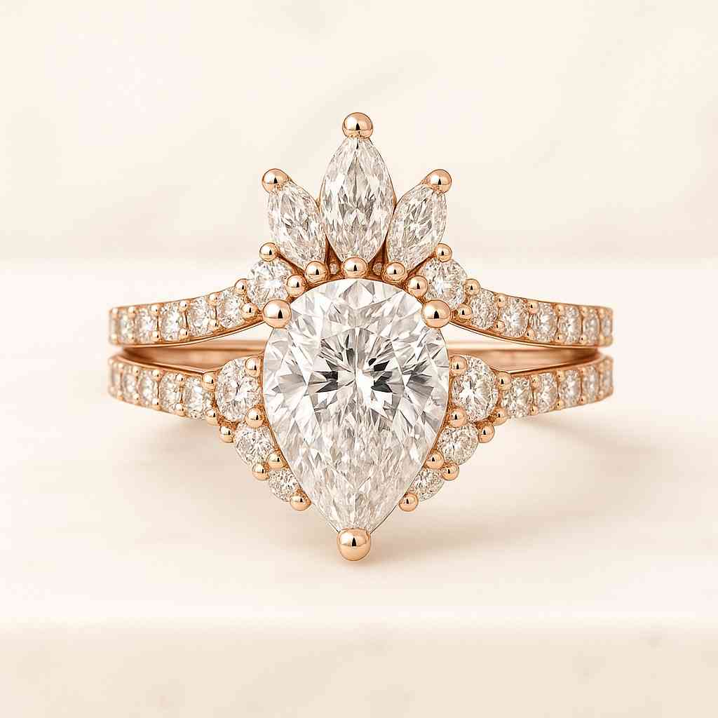 Anniversary Gift For Her Proposal Ring Lab Grown Diamond engagement ring White gold ring