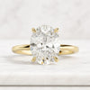 Oval Cut Lab Grown Diamond Engagement Ring