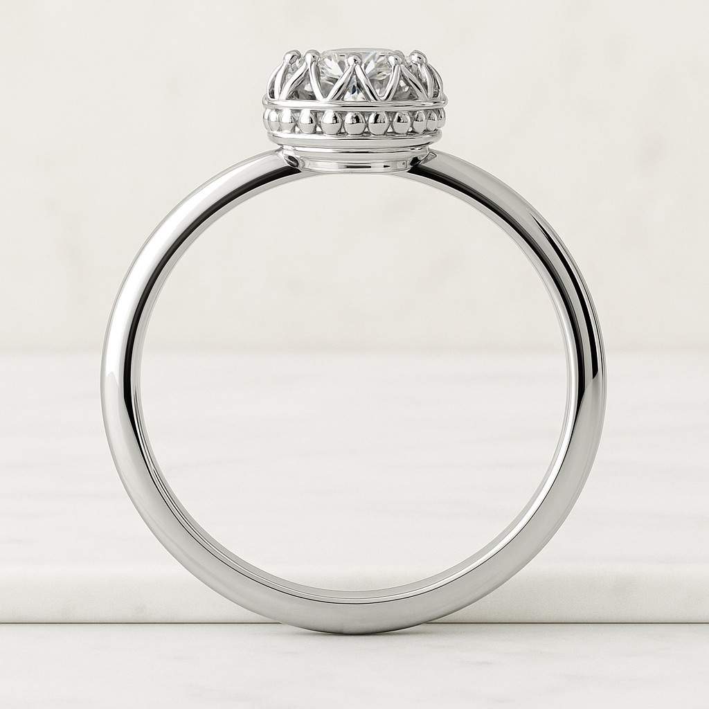 Anniversary Ring Diamond Ring Lab Grown Diamond Ring Gold Ring Gift for Her