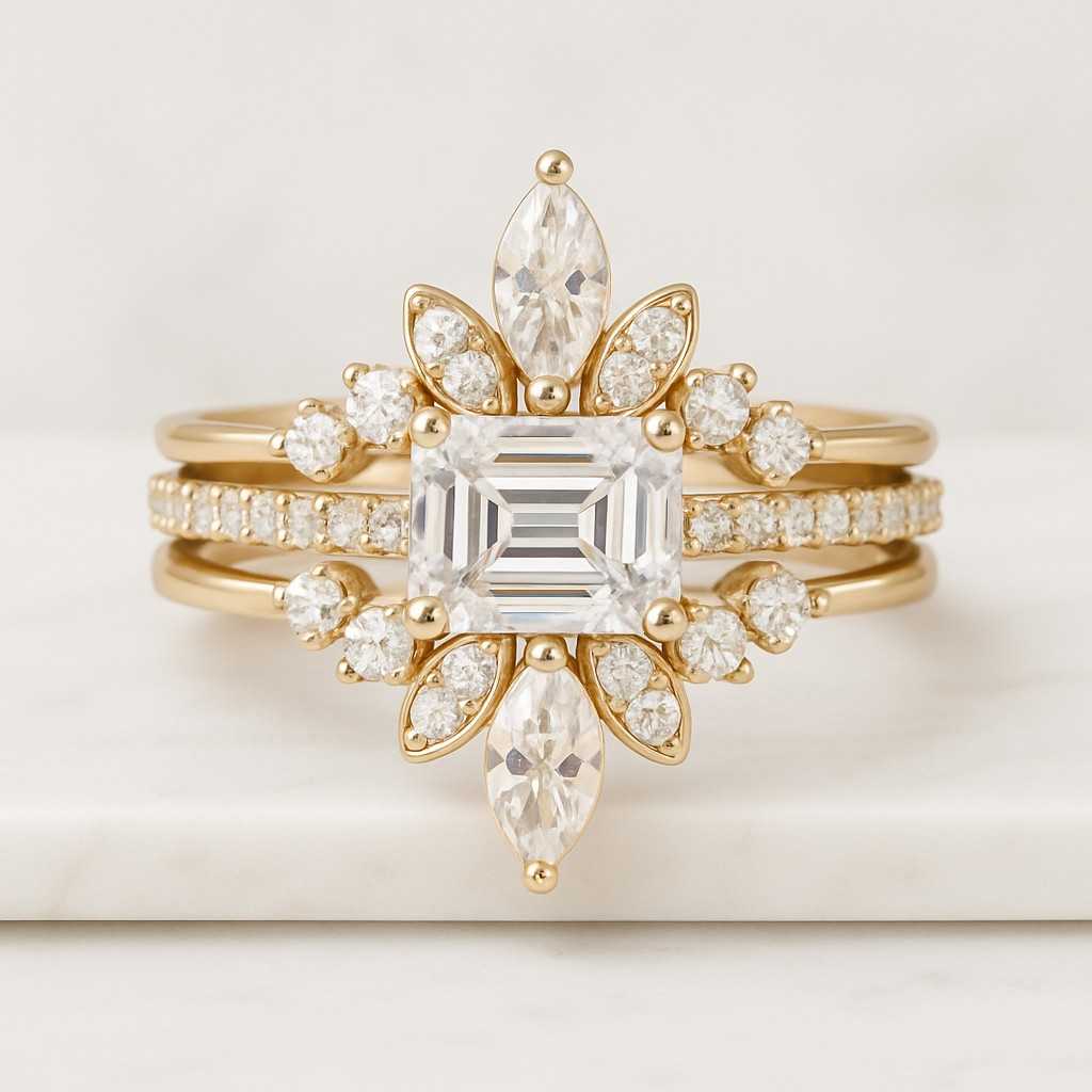 Anniversary Ring Gift Simple Marquise Diamond Ring for Proposal