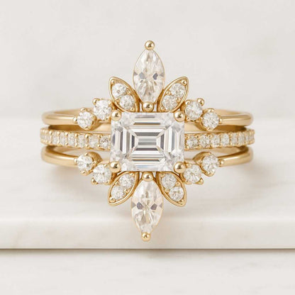 Anniversary Ring Gift Simple Marquise Diamond Ring for Proposal