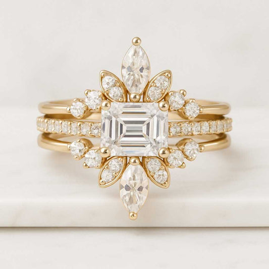 Anniversary Ring Gift Simple Marquise Diamond Ring for Proposal