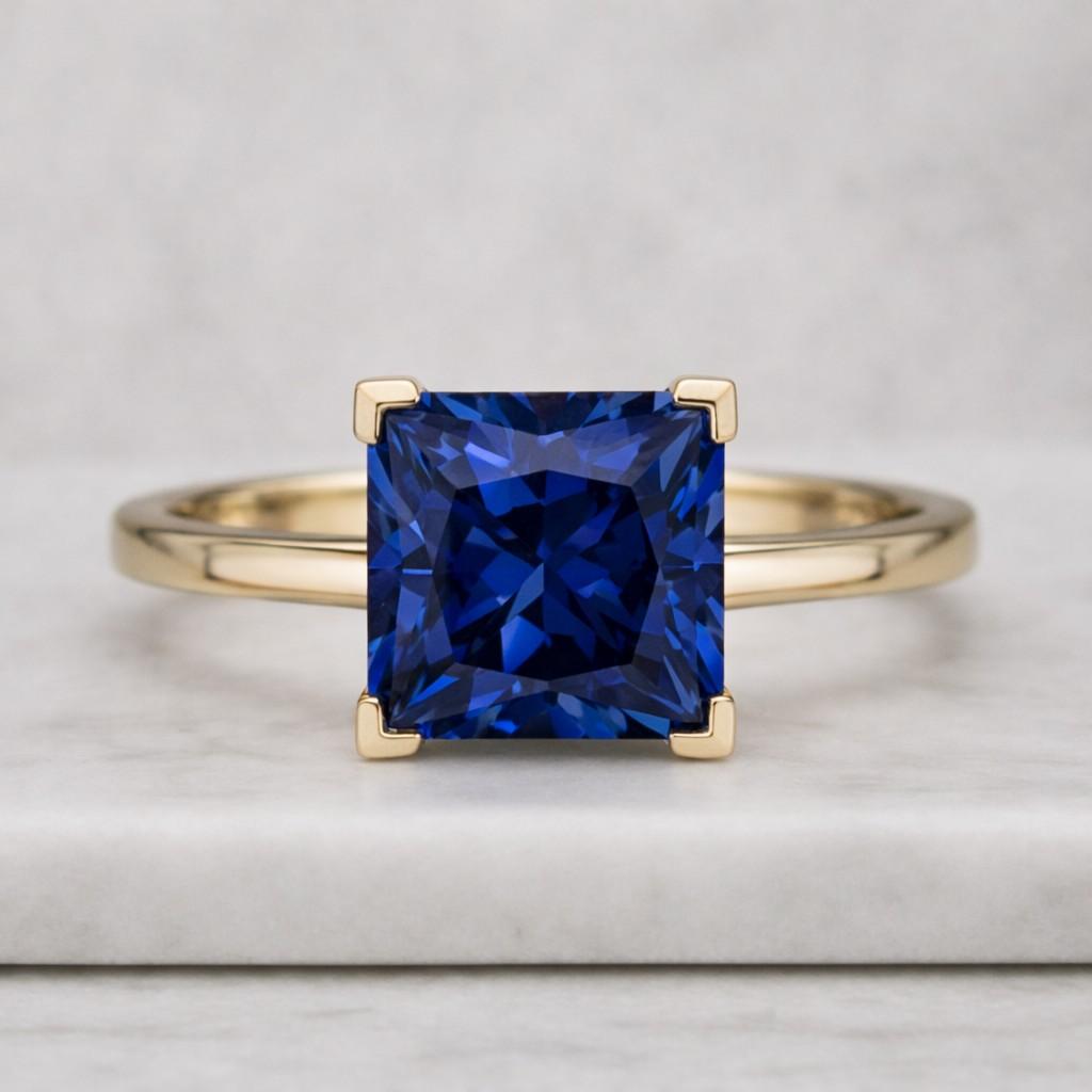 Anniversary Ring wedding ring Women gift Square Diamond Ring