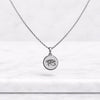 14K Rose Gold Eye of Horus Dainty Protection Pendant Necklace
