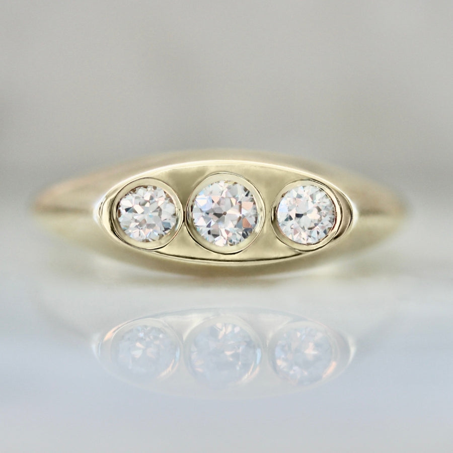 Antique Old European Cut Diamond Ring