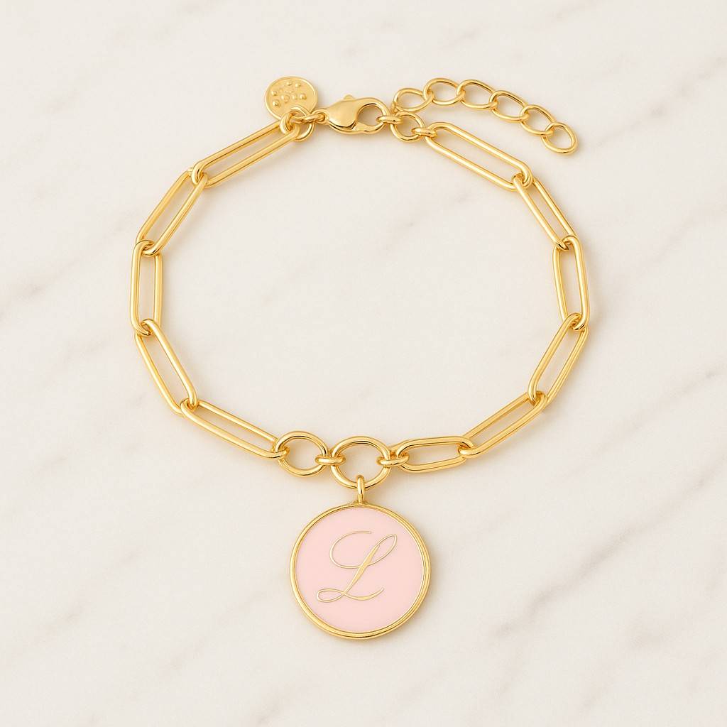 BELLA 14K Solid Gold Ultra Dainty Bar Bracelet Simple Narrow Bar