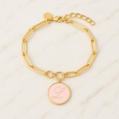 BELLA 14K Solid Gold Ultra Dainty Bar Bracelet Simple Narrow Bar