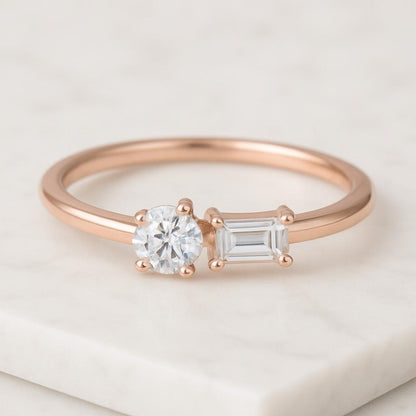 Matching Band Shared Prong Anniversary Band Birthday gift