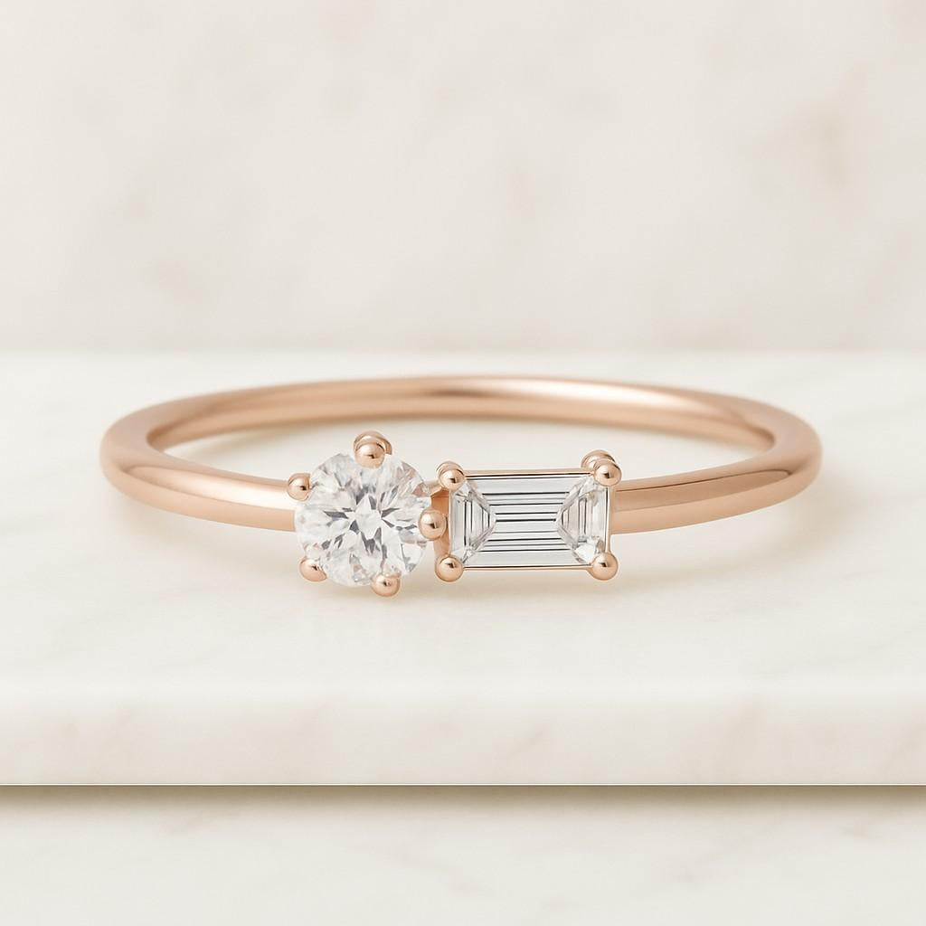baguette diamond band, baguette & round cut band statement band stacking band, baguette full eternity band art deco band simulatediamond
