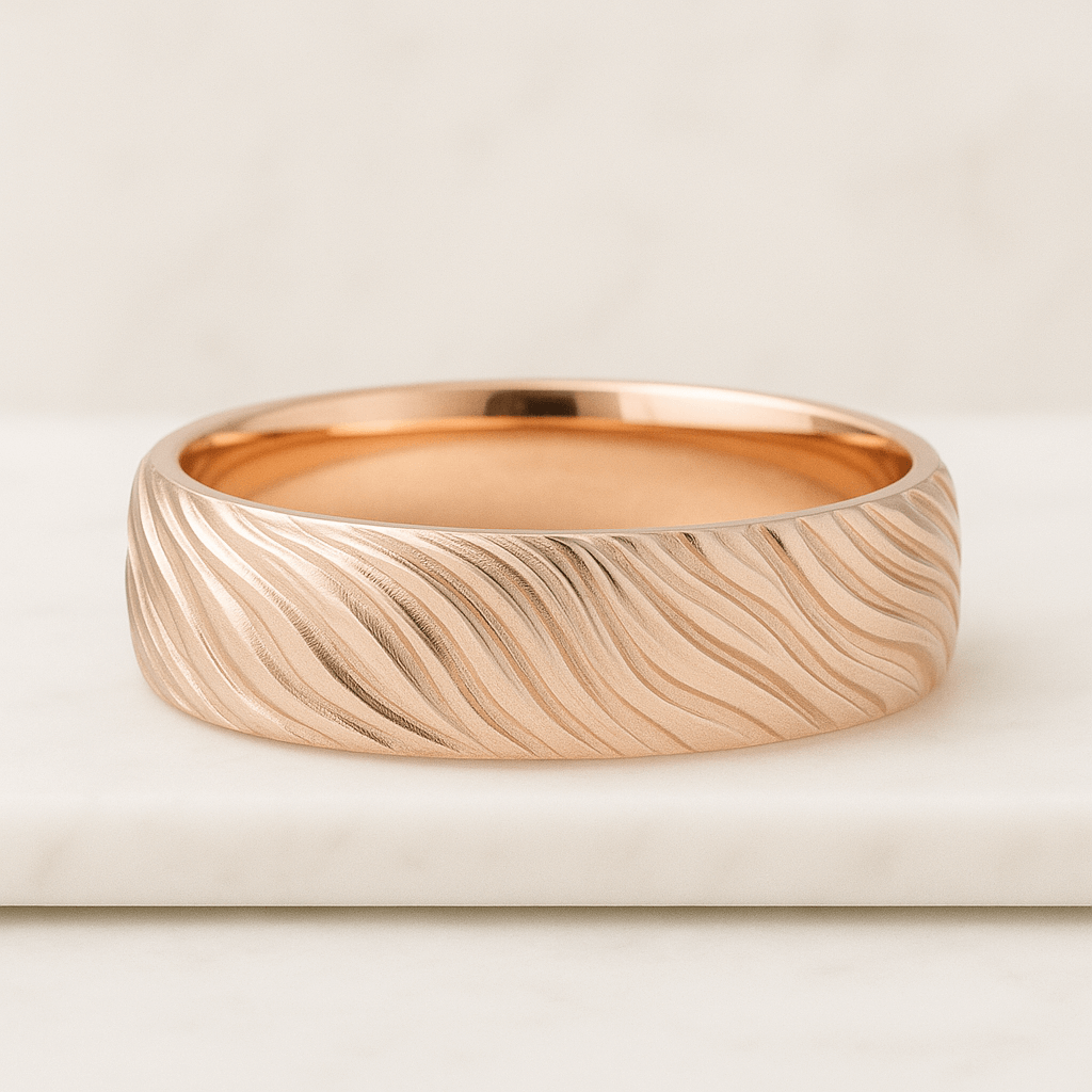 Baguette Lab Grown Diamond Wedding Band 14k Gold Stacking Ring