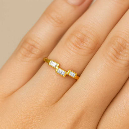 Baguette Ring, Diamond Eternity Band, Statement Ring, Eternity Ring, Engagement Ring