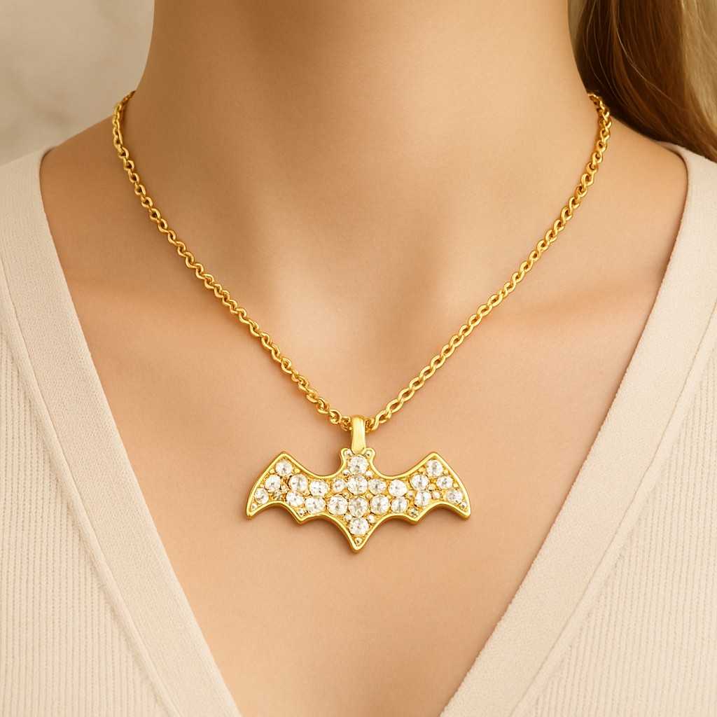 Bat Necklace Abalone Bat Bat Pendant Goth Necklace Gothic Necklace Wing Necklace Bat Wing Vampire Jewelry Bat Jewelry