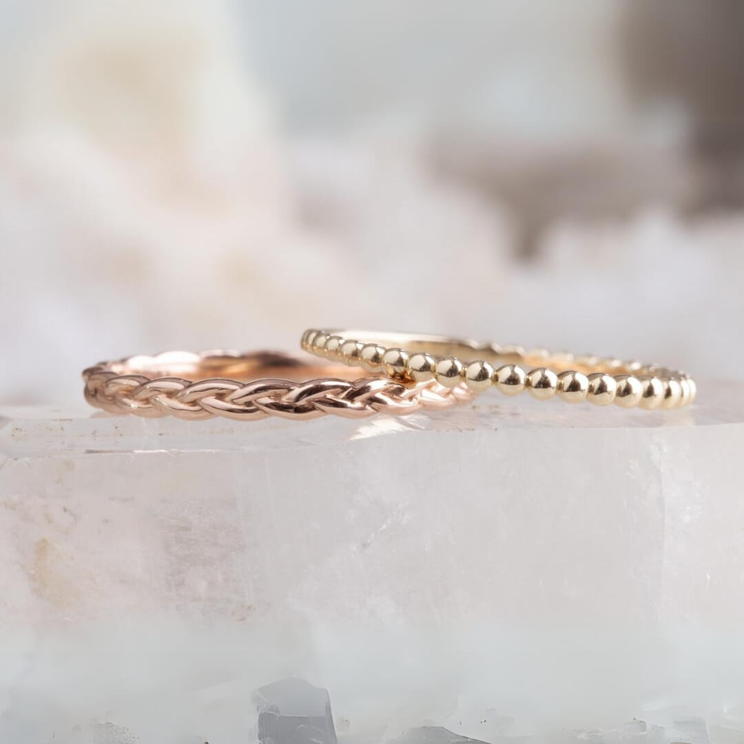 Beaded Wedding Band
