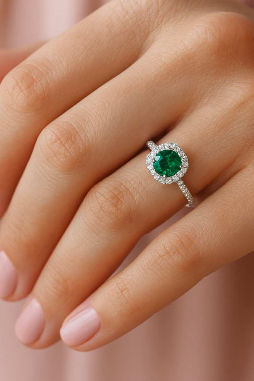 Bezel Set Free Diamond Flower Shape Stunning Band, Cluster Wedding Band