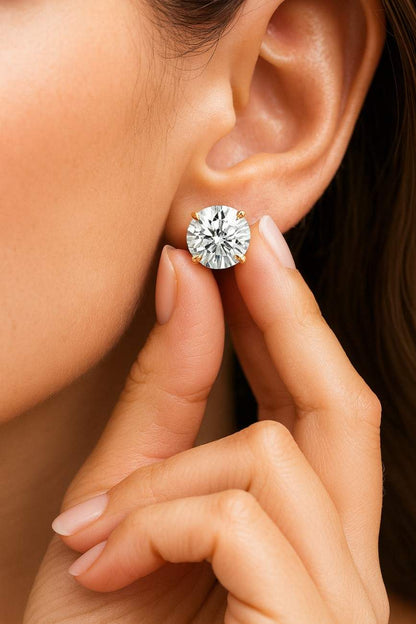 Bezel Earring Studs Hypoallergenic Earring Studs Tiny Stud Earrings Stud Earrings