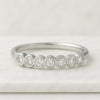 Classic Bezel Set Round Lab Grown Diamond Wedding Band