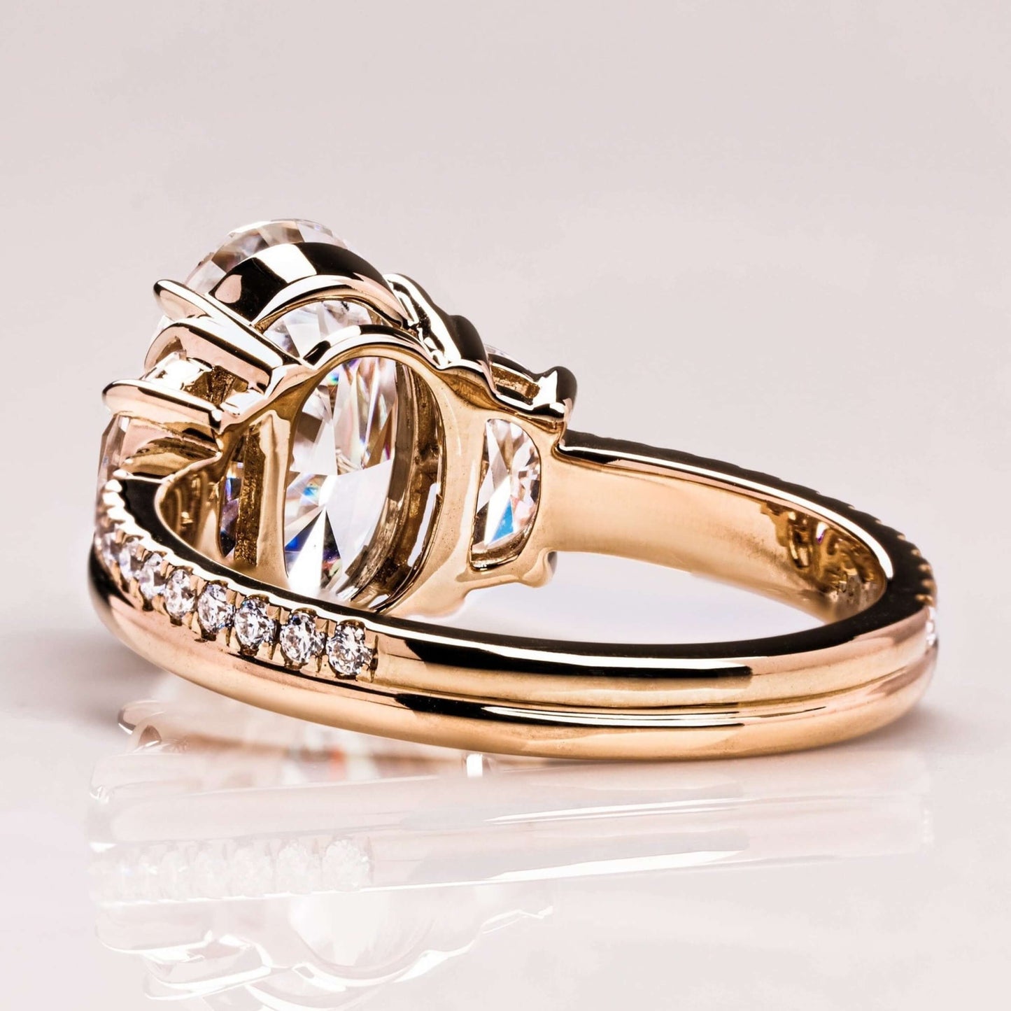 Bezel Setting Engagement Ring 