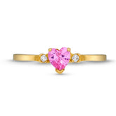 Birthstone Diamond Ring For Kids