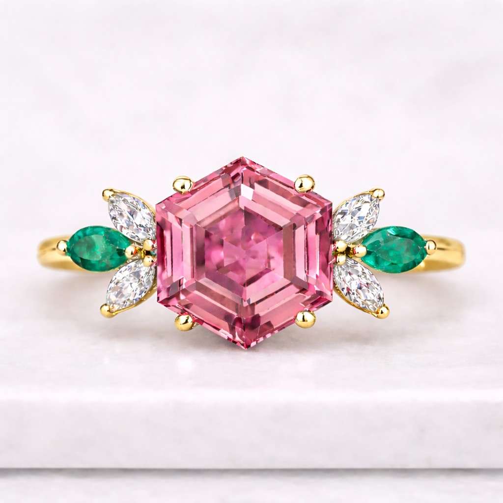 birthstone engagement ring