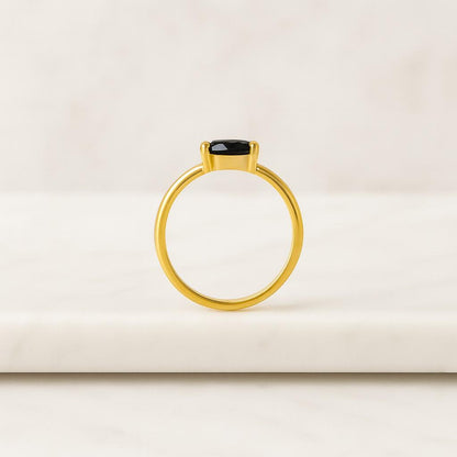 Black Diamond Engagement Ring Bezel Set Solitaire lack Diamond Engagement Ring Pave Halo, Handmade Solitaire