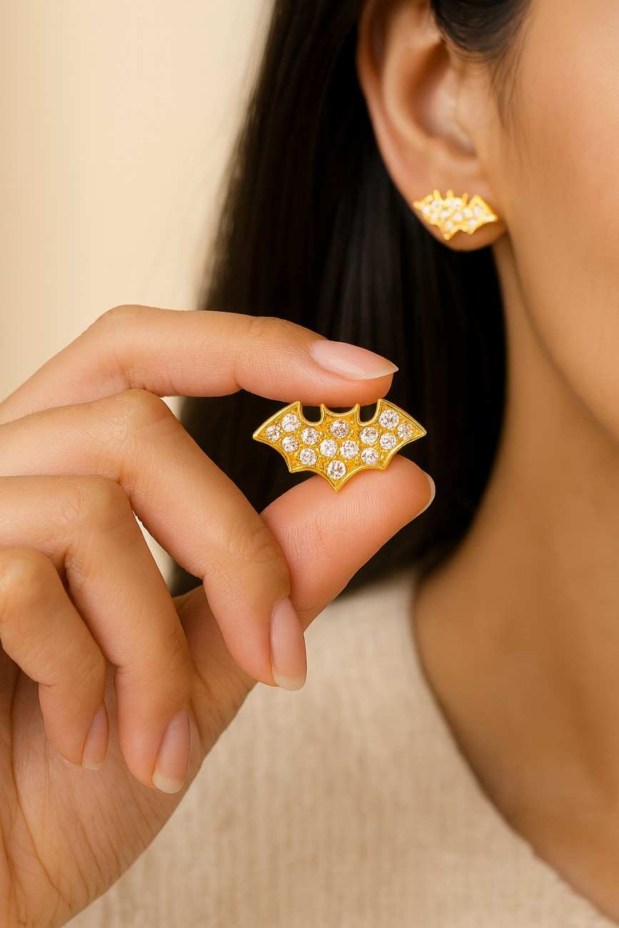 Black earrings, black diamond, gold studs, silver earrings, sterling silver, everyday earrings, simple earrings, studs earrings