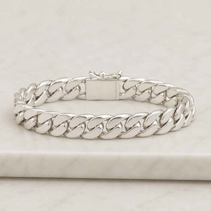 Bombe Sterling Silver Chain and Bracelet Set