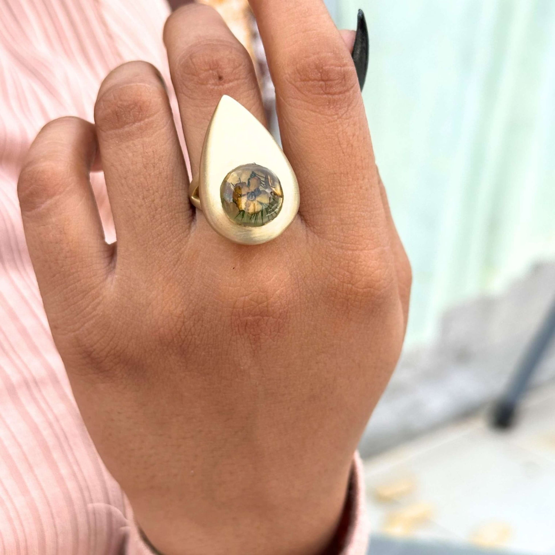 Botanical Ring, Minimalist Ring