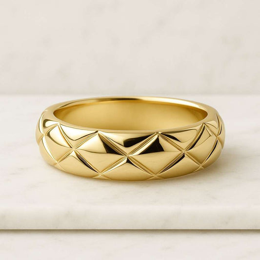 Braided Wedding Band Gold Braided Band Twisted Wedding Band
